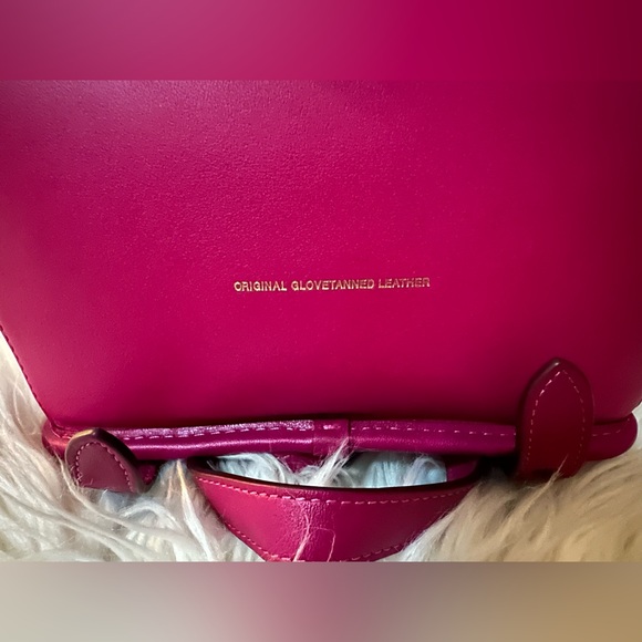 NEW Coach Magenta Pink Leather Backpack Purse with Dust Bag and Box - Picture 9 of 16